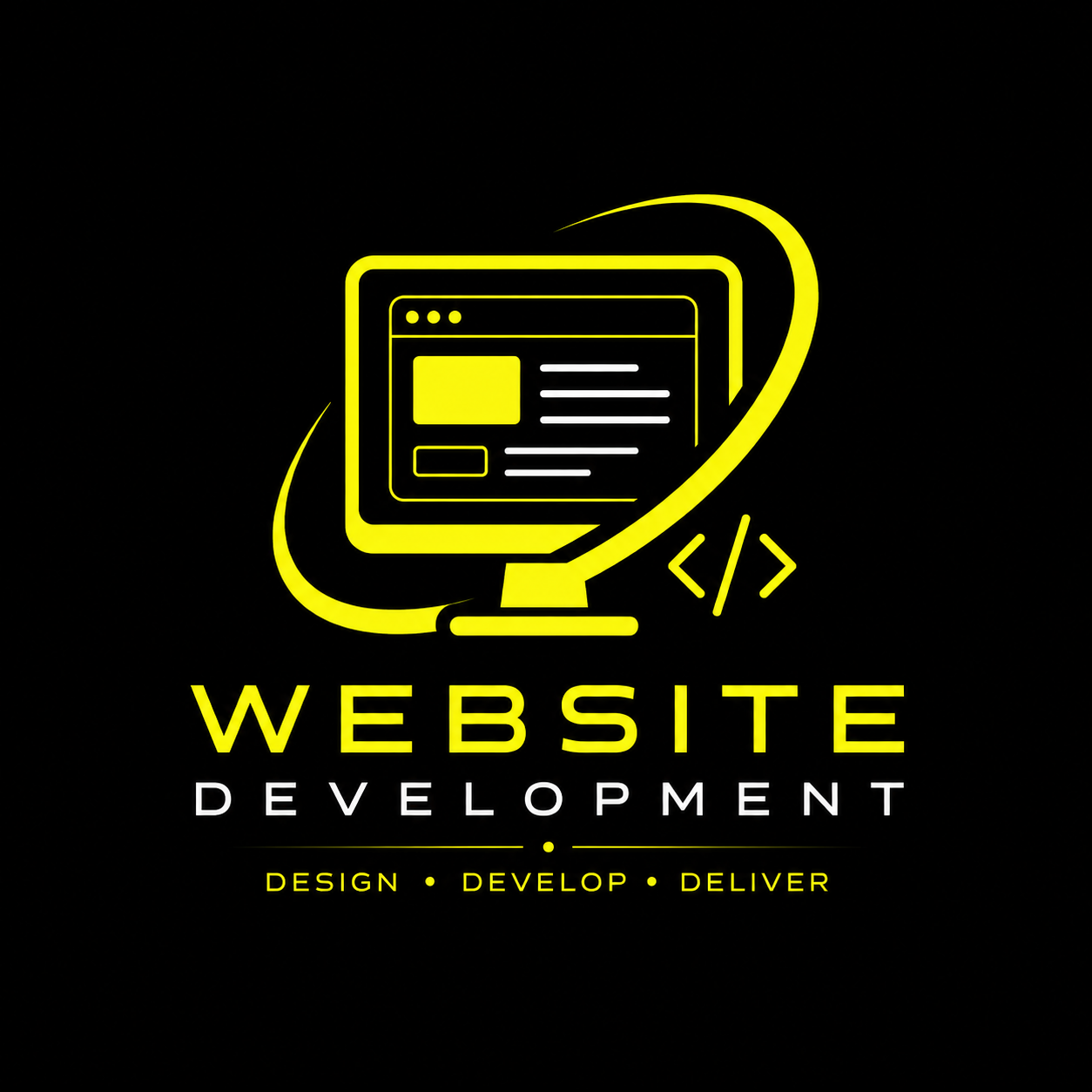 Neon Website Development Logo